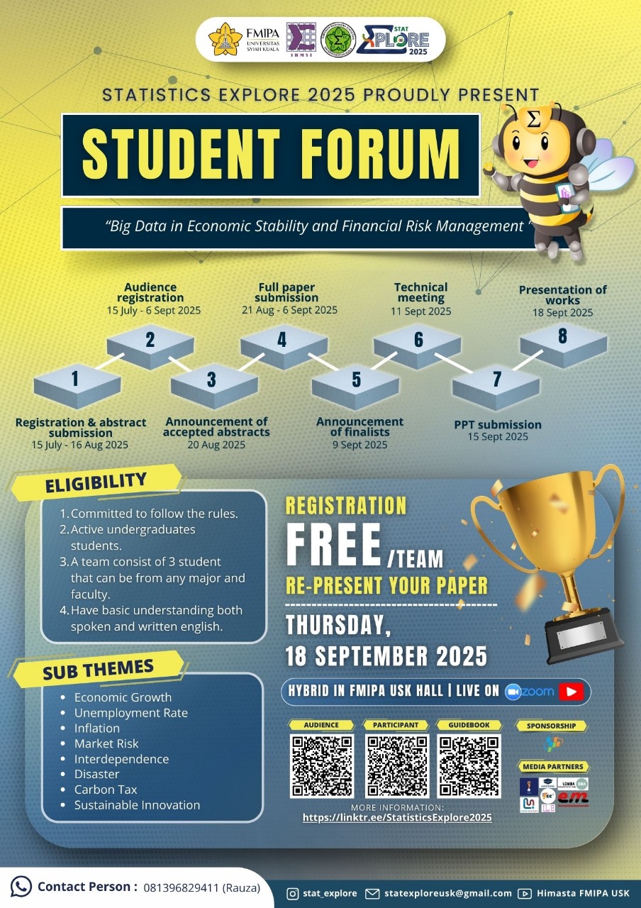 📢 INFO LOMBA: STATISTICS EXPLORE 2025