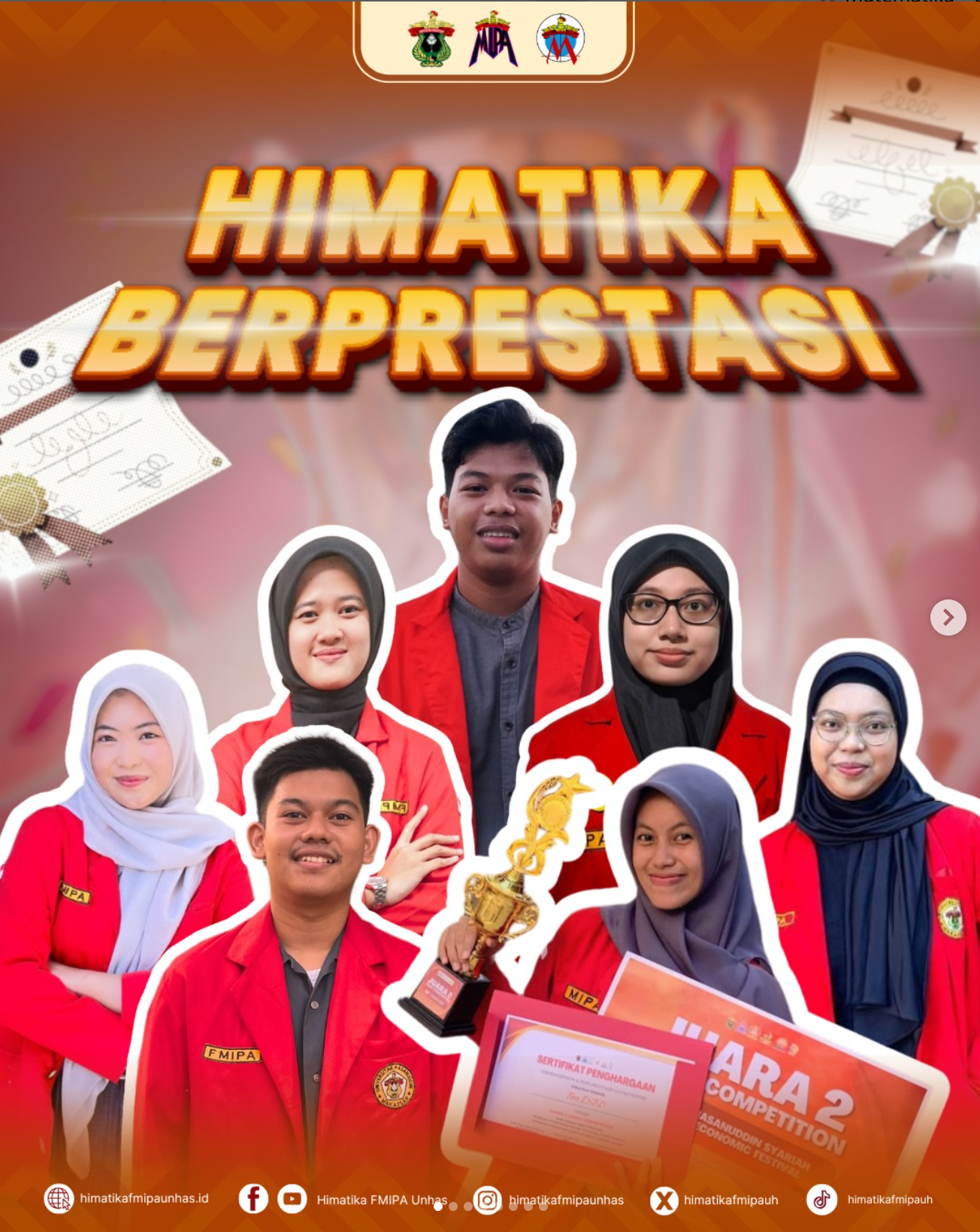 Himatika Berprestasi – Capaian Anggota Himatika FMIPA Unhas 2025