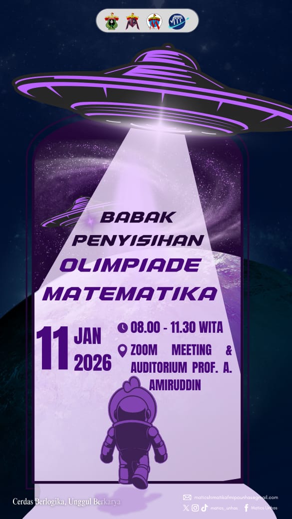 BABAK PENYISIHAN OLIMPIADE MATEMATIKA MATICS HIMATIKA FMIPA UNHAS