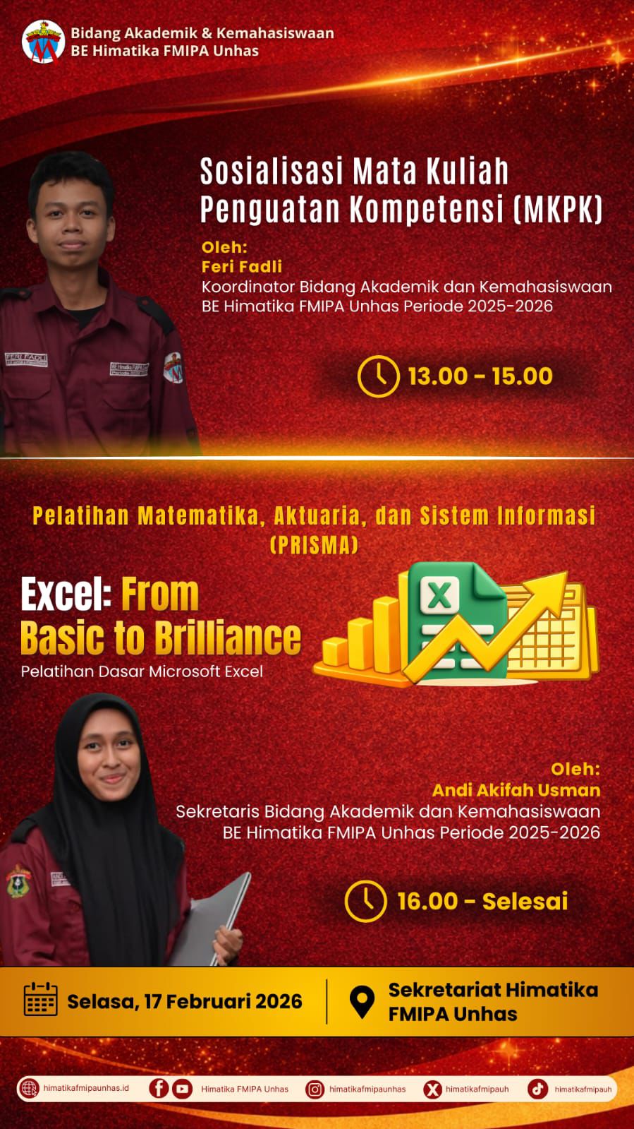 SOSIALISASI MATA KULIAH PENGUATAN KOMPETENSI (MKPK) & PRISMA