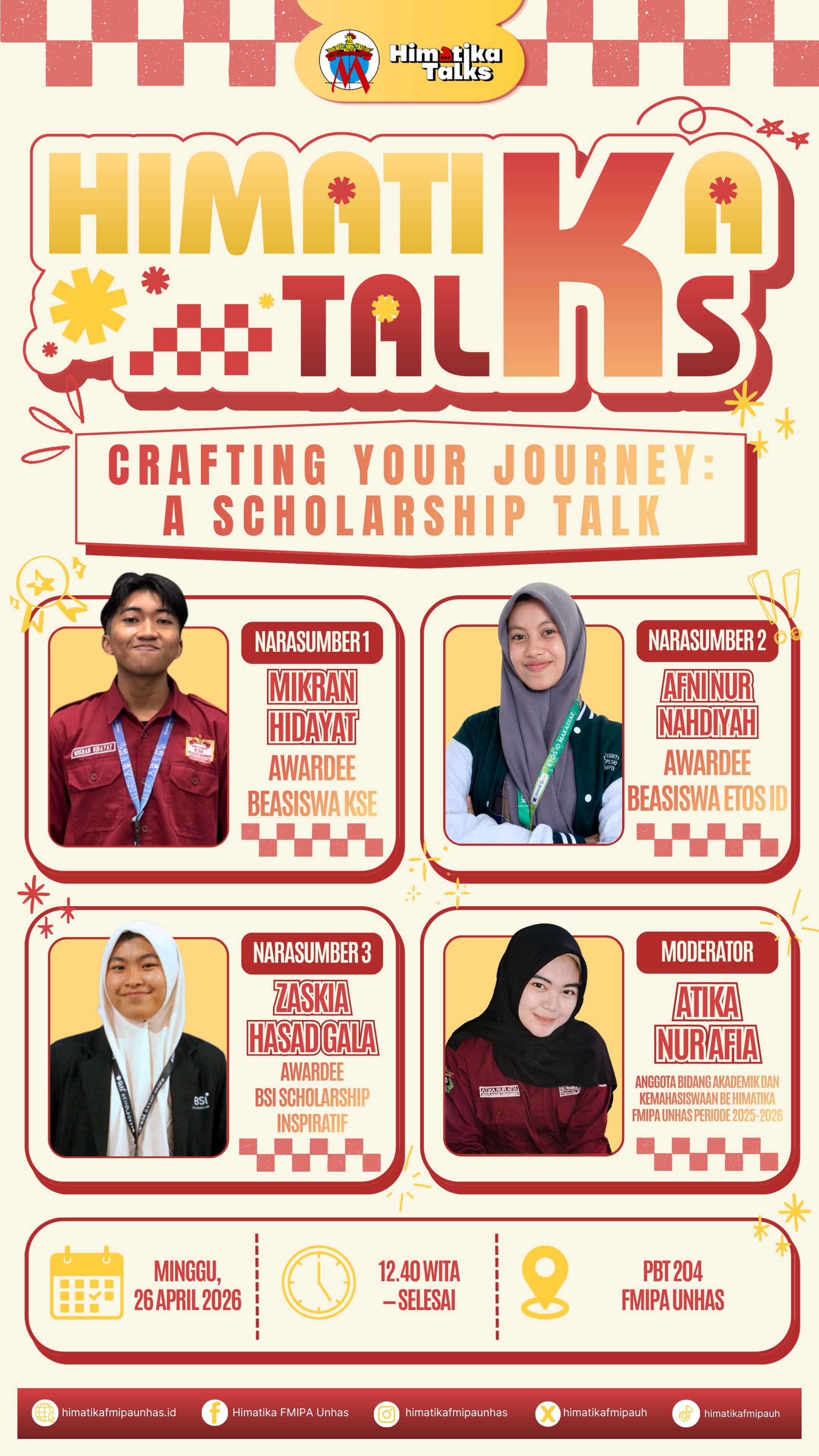Himatika Talks - Crafting Your Journey : A Scholarship Talk