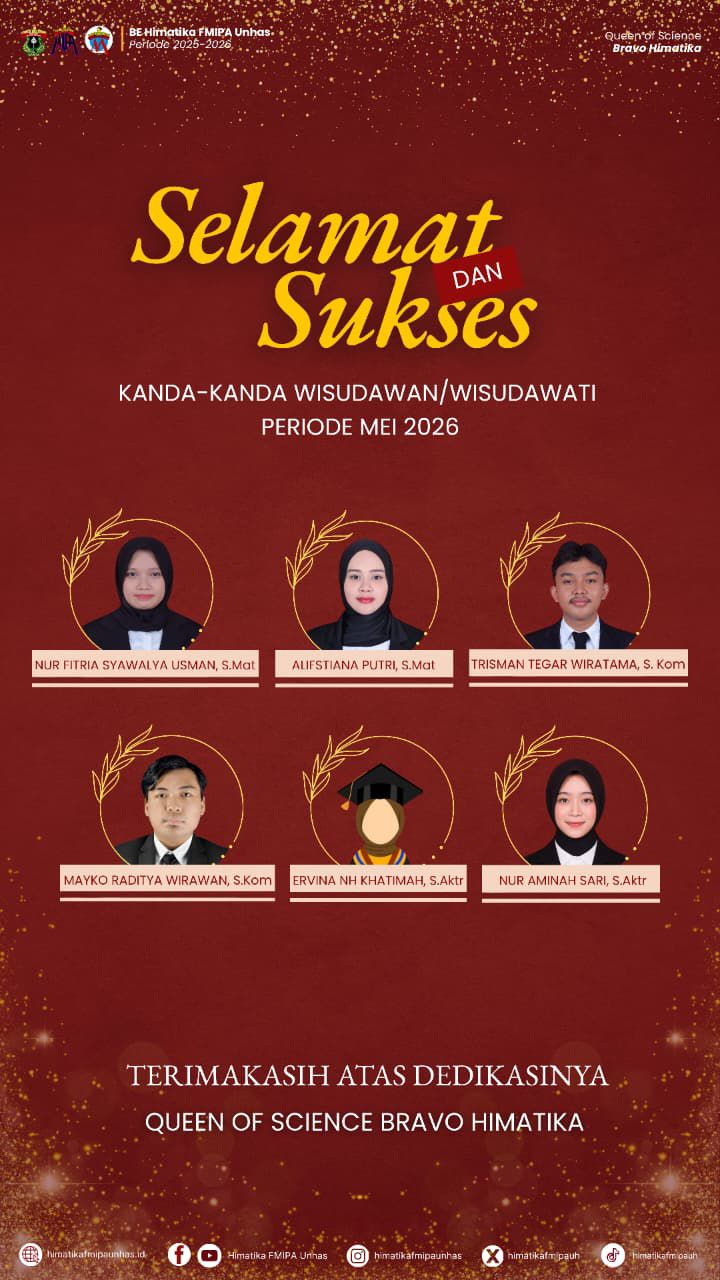 WISUDA PERIODE MEI 2026🎓